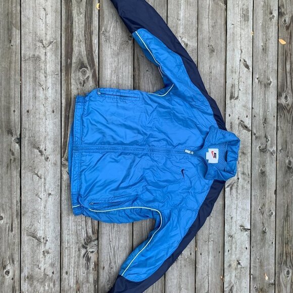 Vintage 90s Nike Jacket Varisty Blue Medium - Picture 4 of 8